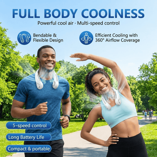 BreezeGo™ Portable Neck Fan