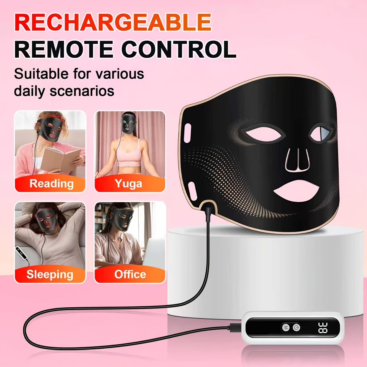 GlowAura™ LED Photon Face Mask