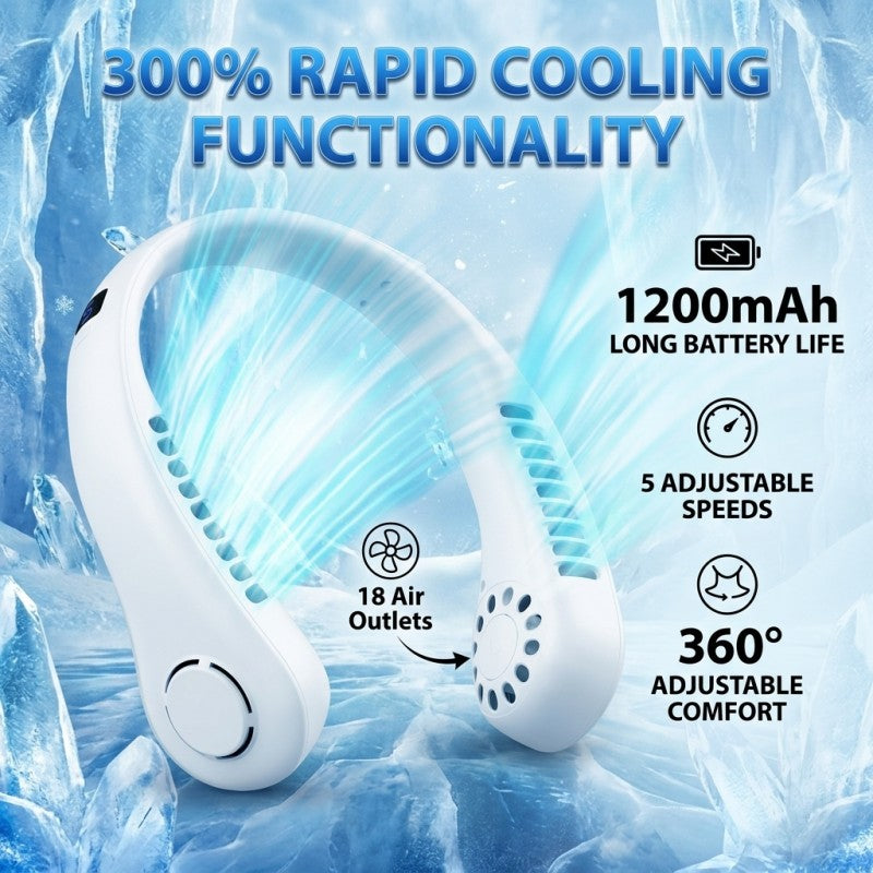 BreezeGo™ Portable Neck Fan