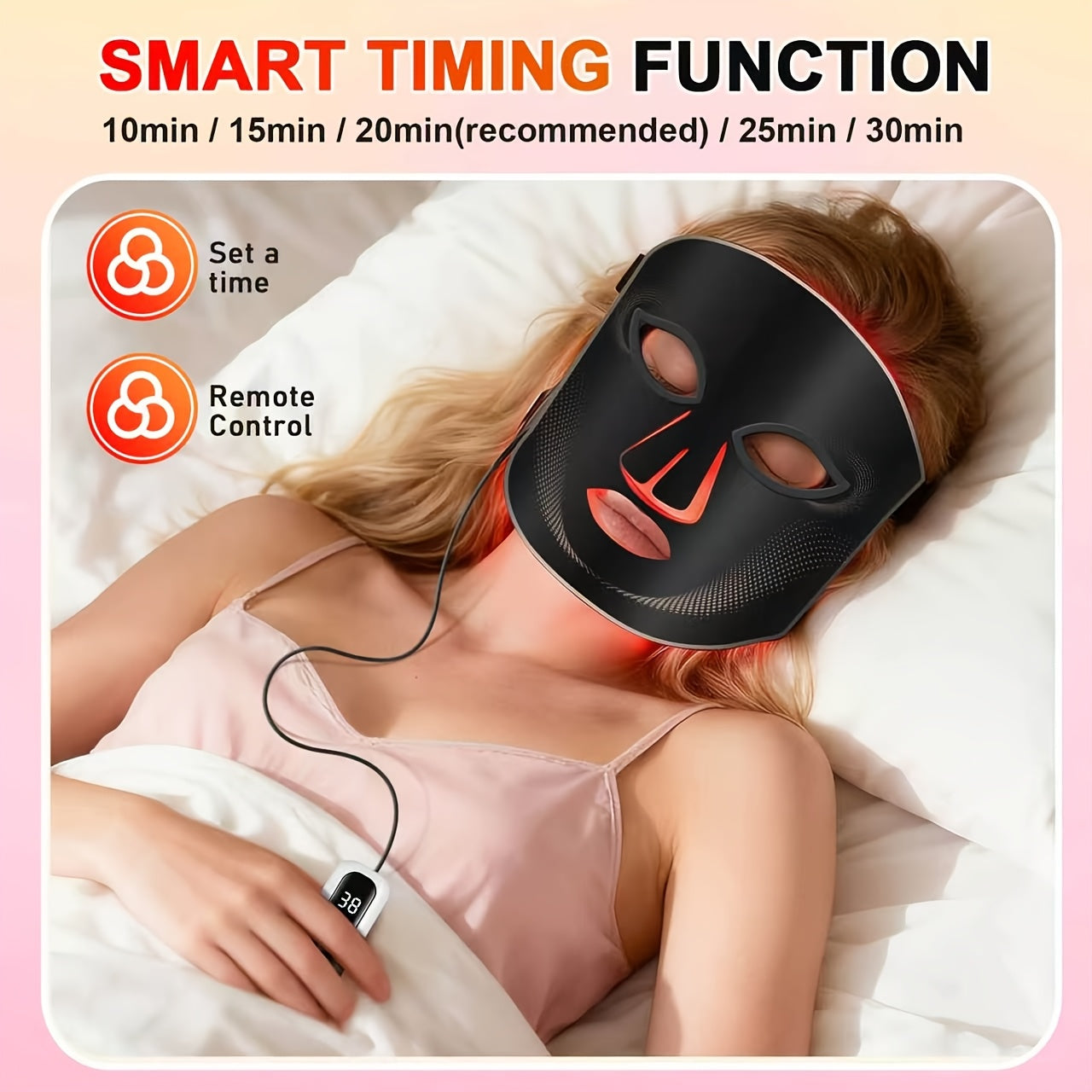 GlowAura™ LED Photon Face Mask