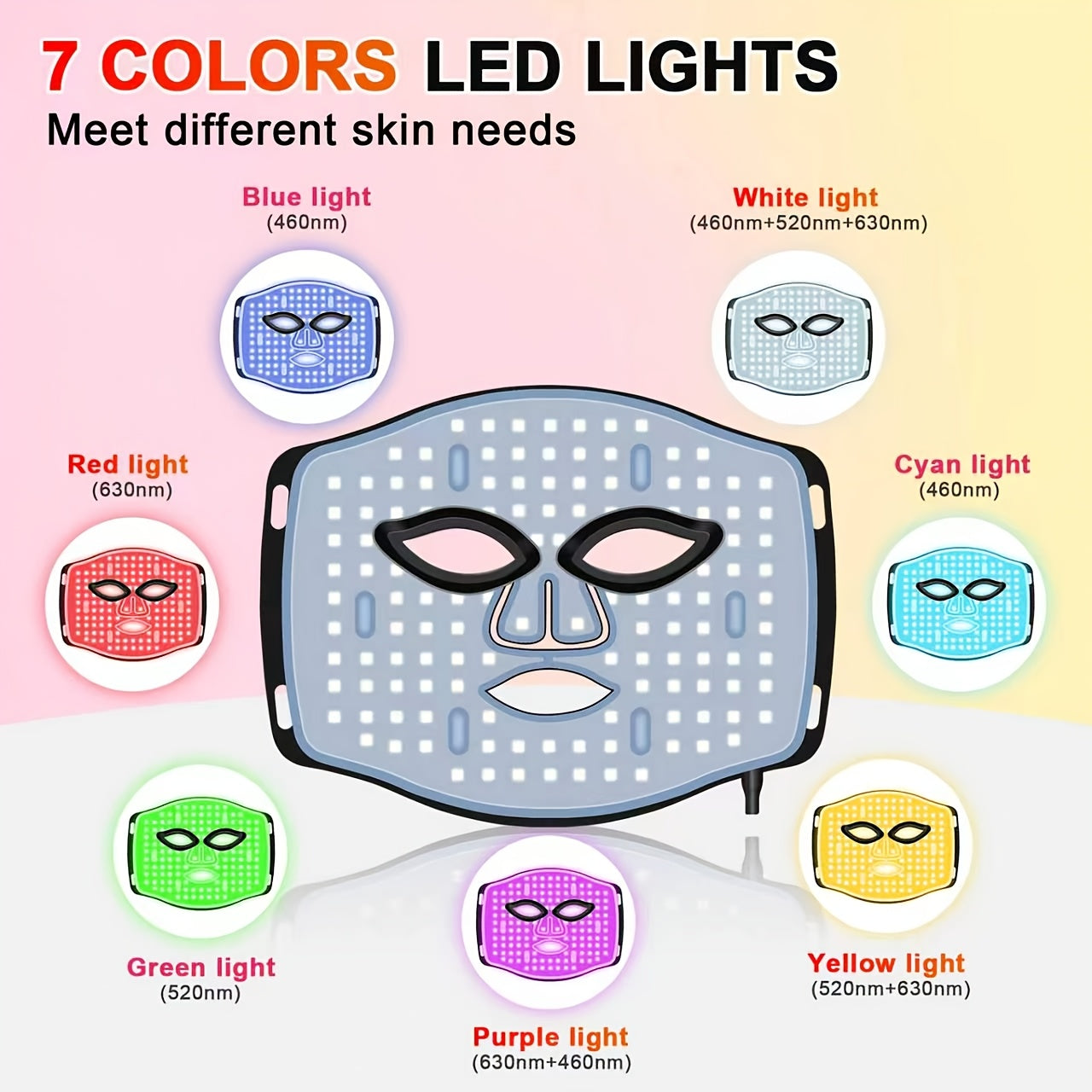 GlowAura™ LED Photon Face Mask