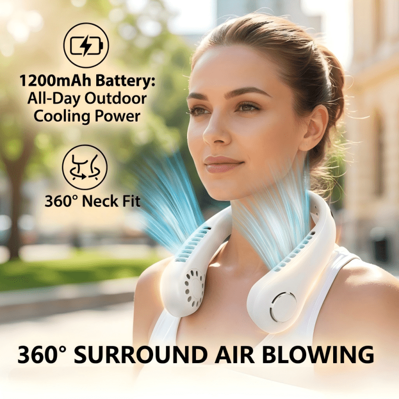 BreezeGo™ Portable Neck Fan