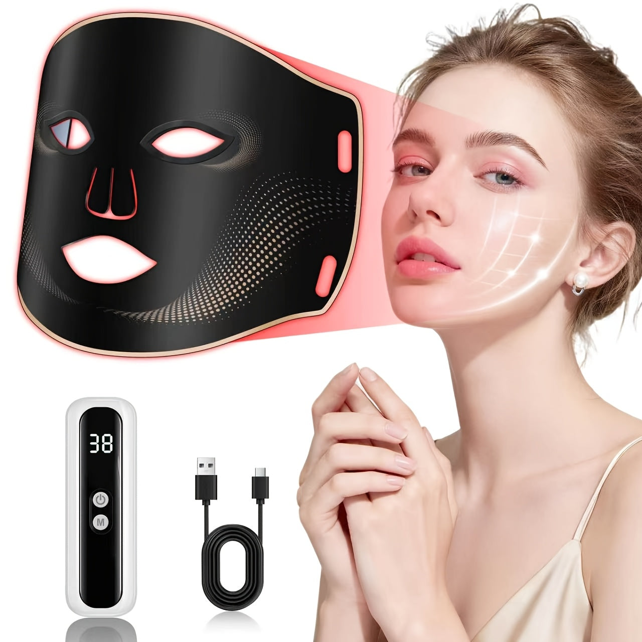 GlowAura™ LED Photon Face Mask