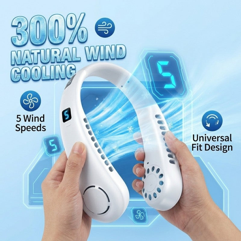 BreezeGo™ Portable Neck Fan