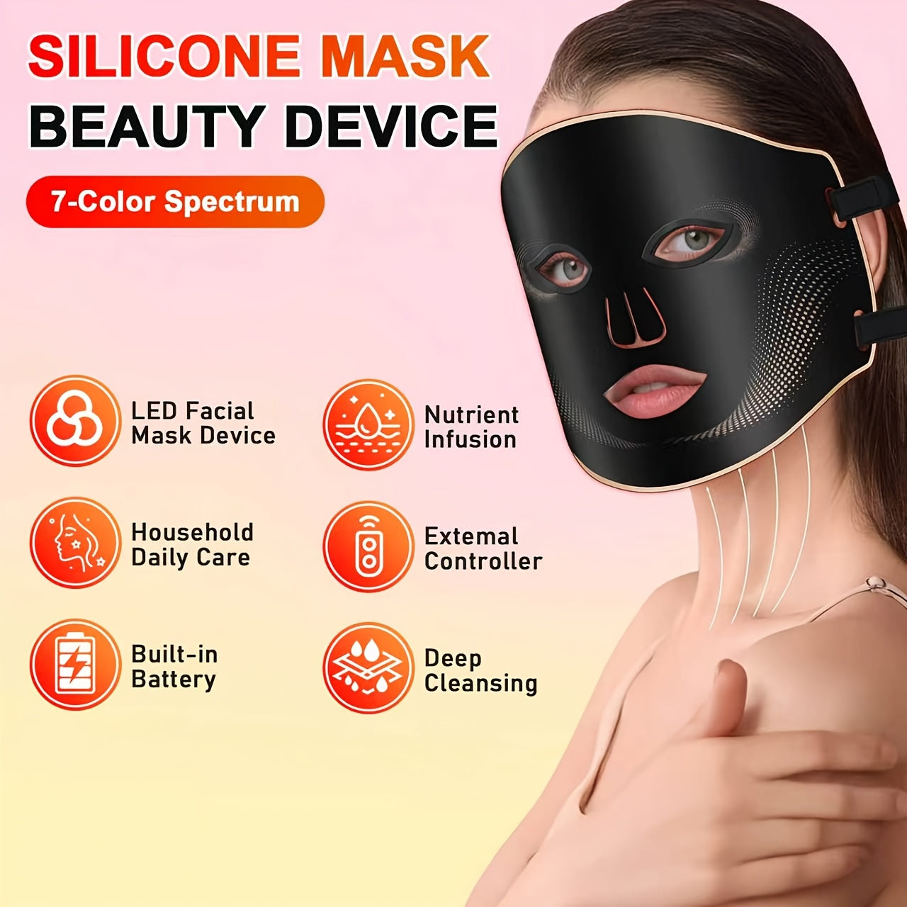 GlowAura™ LED Photon Face Mask